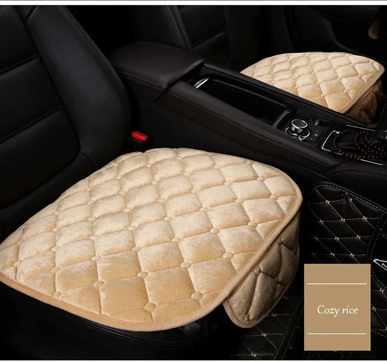 Car Seat Covers Full Set Plush Cars Accessories Breathable Car Seat Covers Universal for All Seasons Covers Cars Seats Warm Soft