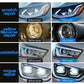 Car Headlight Restoration Polishing Kits Headlamp Scratch Remover Repair Cleaning Paste Remove Oxidation Headlight Polish Liquid