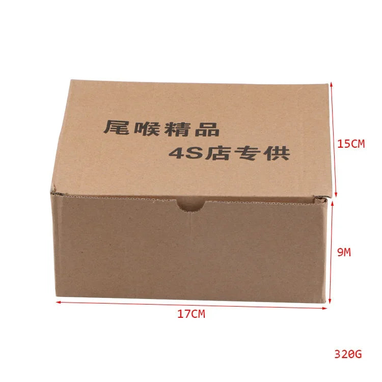 64mm Universal Double Pass Exhaust Pipe Tip Exhaust Silencer Muffler Tip Stainless Steel Pipe Trim Modified Exhause Tail Pipe