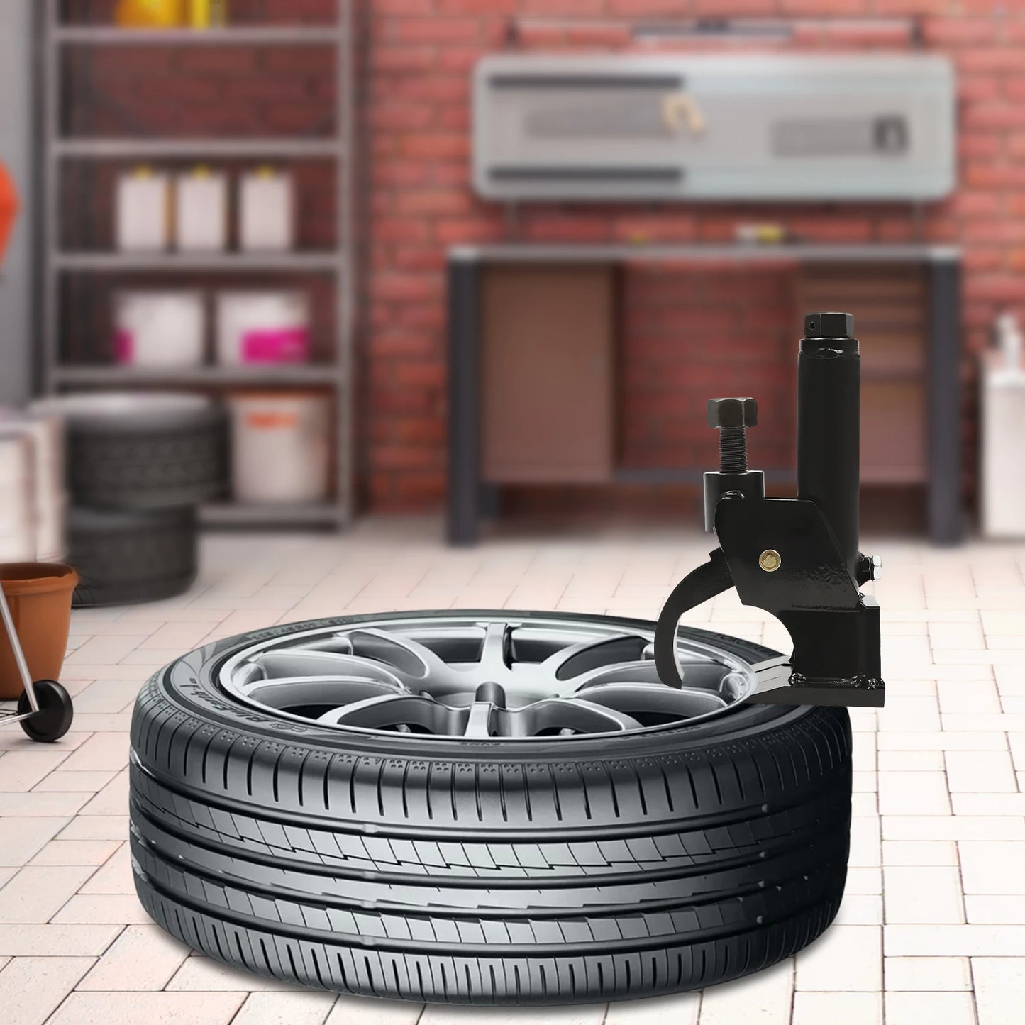 Manual Bead Breaker Manual Tire Changer Removal Machine for ATV/Truck/Tires 10-21 inch Portable Tire Changing Tool