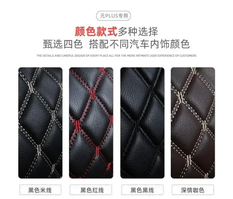 Car Trunk Mats for BYD Atto3 Yuan Plus EV 2021 2022 2023 Trunk Protector Pad Storage Bags Cargo Liner Car Interior Accessories