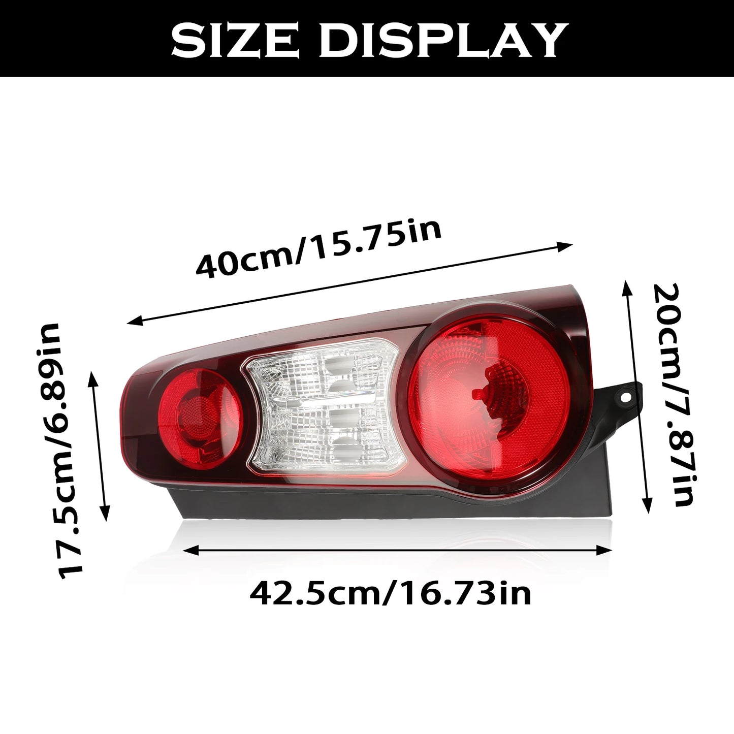 1 Pair Tail Lamp Rear Brake Turn Signal Light for Peugeot Partner for Citroen Berlingo (B9) 9677205580 9677205480