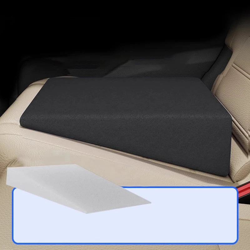 1Pieces Black Memory Foam Car Seat Cushion – Leveling Pad, Height-Enhancing, Fatigue Relief, Ideal Car Accessory