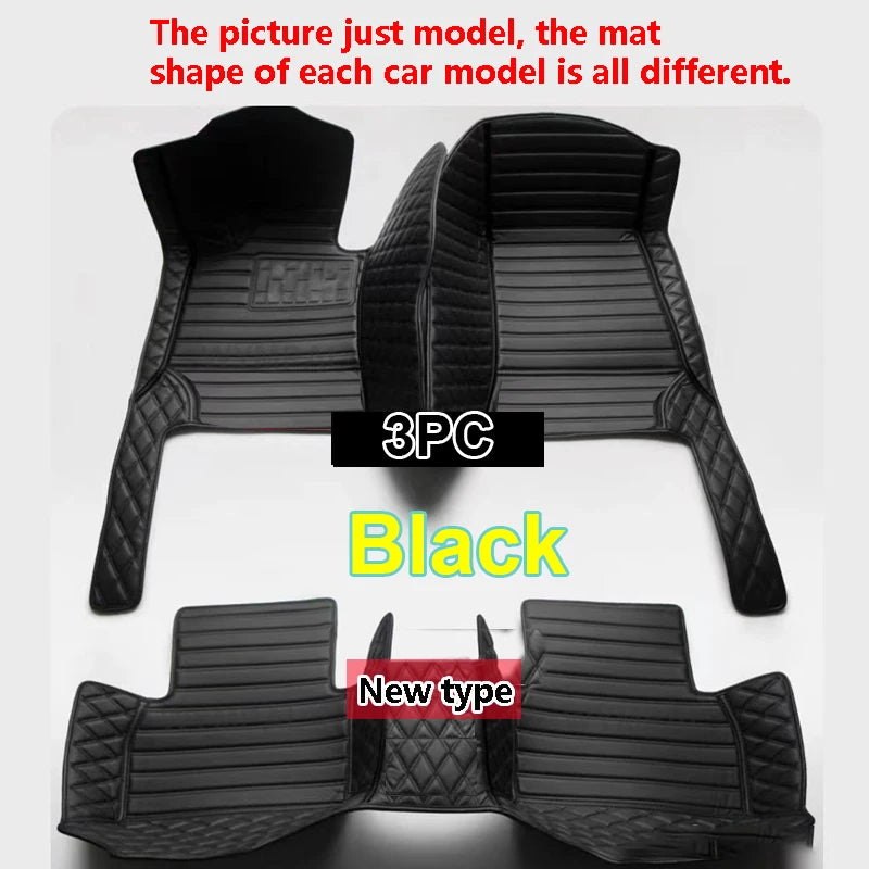 Custom Made Leather Car Floor Mats For Dacia Duster 2010 2011 2012 2013 2014 2015 2017 Carpets Rugs Foot Pads Accessories