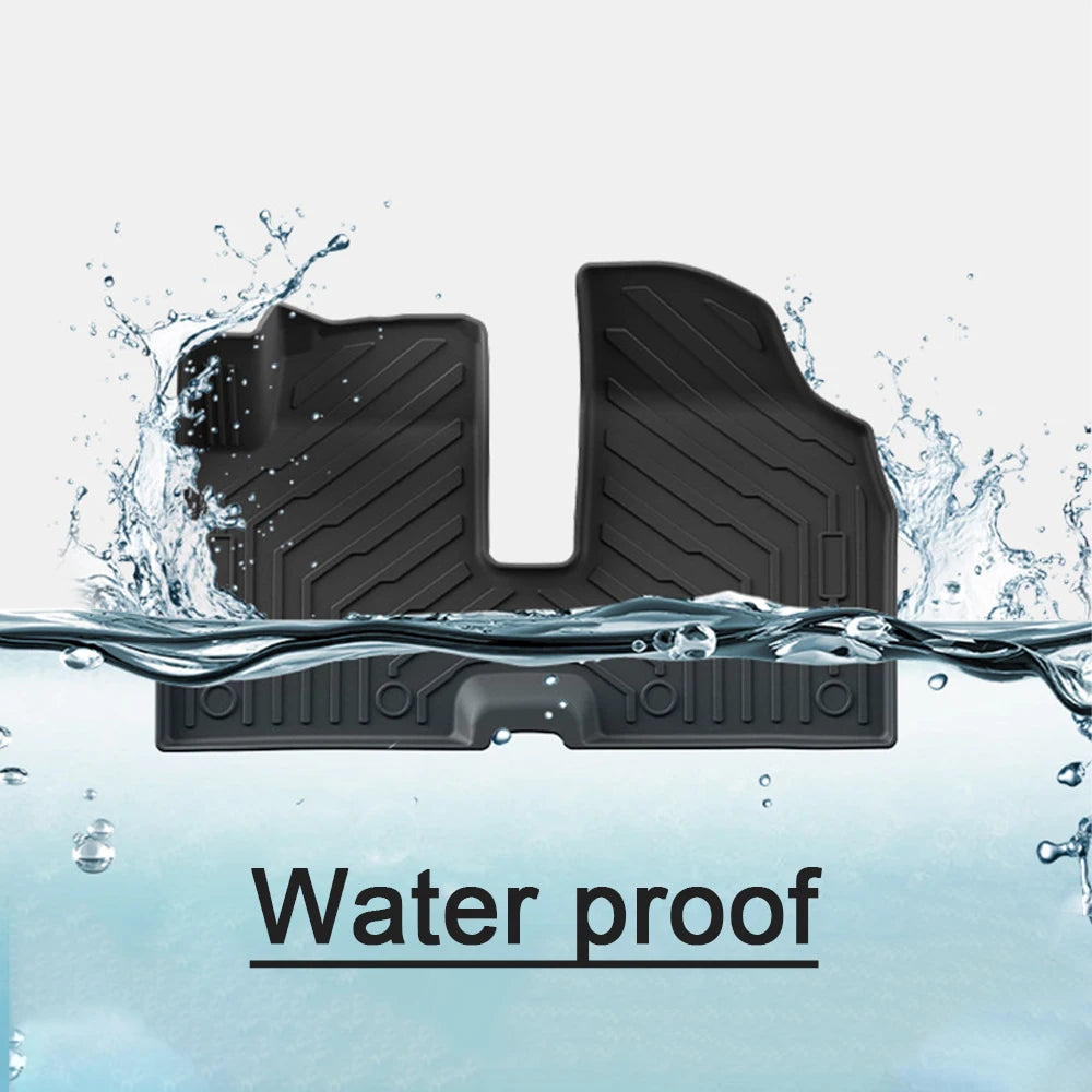 For Leapmotor T03 2023 2024 2025 TPE Floor Mats Rear Trunk Mats Layer Foot Pads Salon Carpet Full Cover Interior Car Accessories