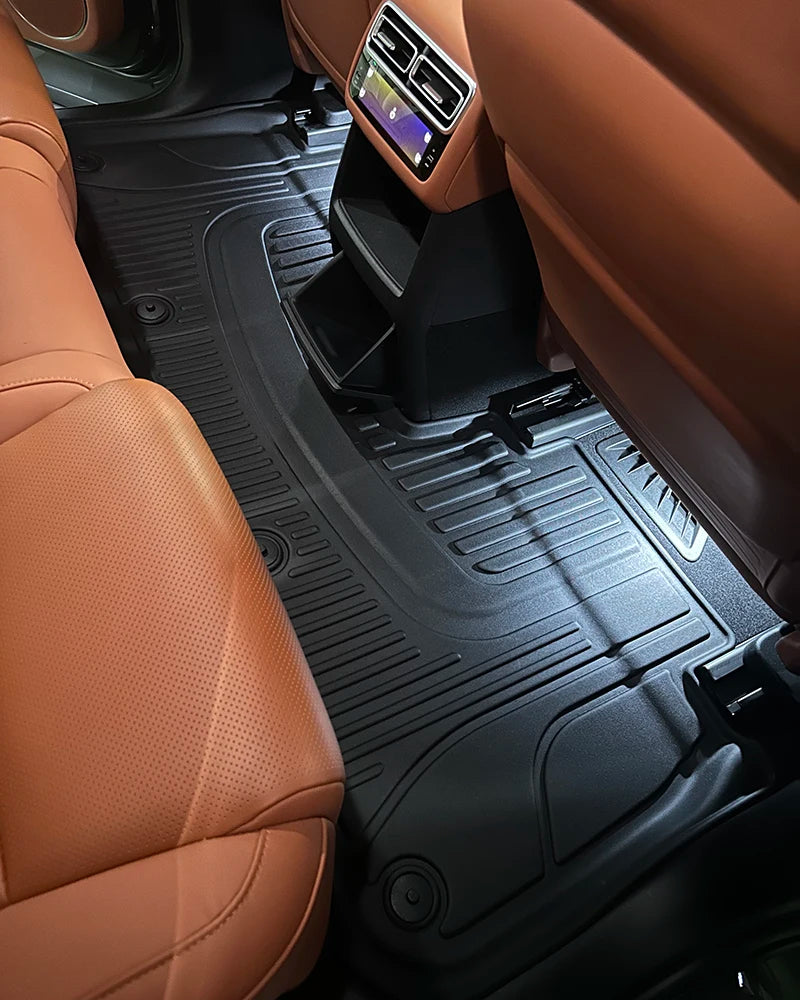 Wholesale Car Floor Mats for Lixiang L7 2023 2024 2025 Waterproof Non-slip Foot Pad TPE Car Carpet Black Floor Liners Trunk Mats