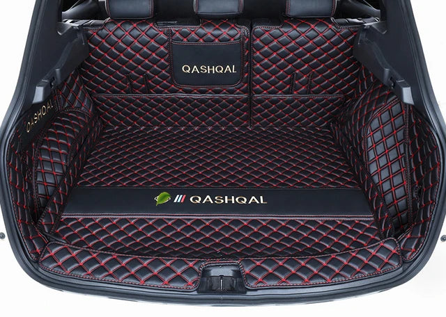 Leather Car Trunk Mats For Nissan Qashqai j11 2019 2020 2021 2022 Anti-Dirty Protector Tray Cargo Liner Accessories Styling F
