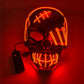 Halloween Carnival Party Costume Decoration Luminous LED Mask Halloween Mask LED Maske Light Up Party Masks for Glow Party