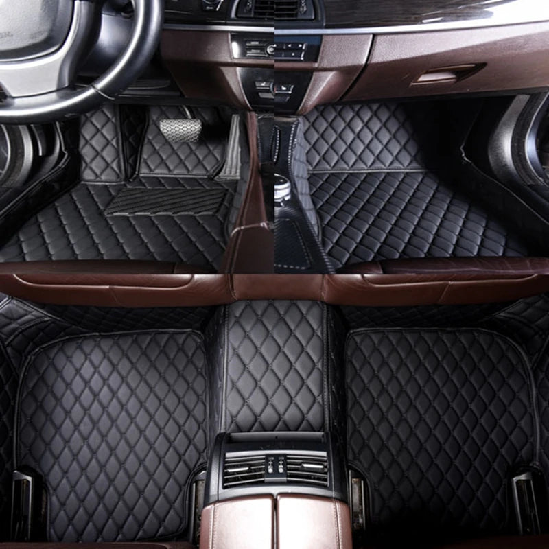 Car Foot Pads Automotive Liners For Fiat Toro 2016-2022 Protective Pad Custom Leather Auto Floor Mats Automobile Carpet Cover