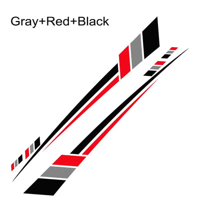 Car Body Side Stickers Graphics Stripes Decor Decal Universal for Van Motorhome RV Camper Cargo Panel Auto Tuning Accessories