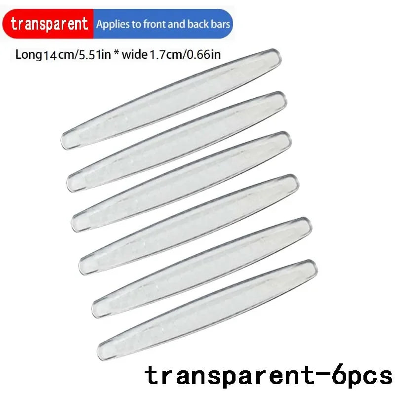 2pcs Universal Anti-Collision Protector Stickers, Car Front and Rear Corner Bumper Guard, Anti-scratch Strips, Car Accessories