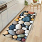 Colorful Pebble Patterned Anti Slip Carpet Suitable for Kitchen Bathroom and Outdoor Machine Washed Polyester Floor Mats