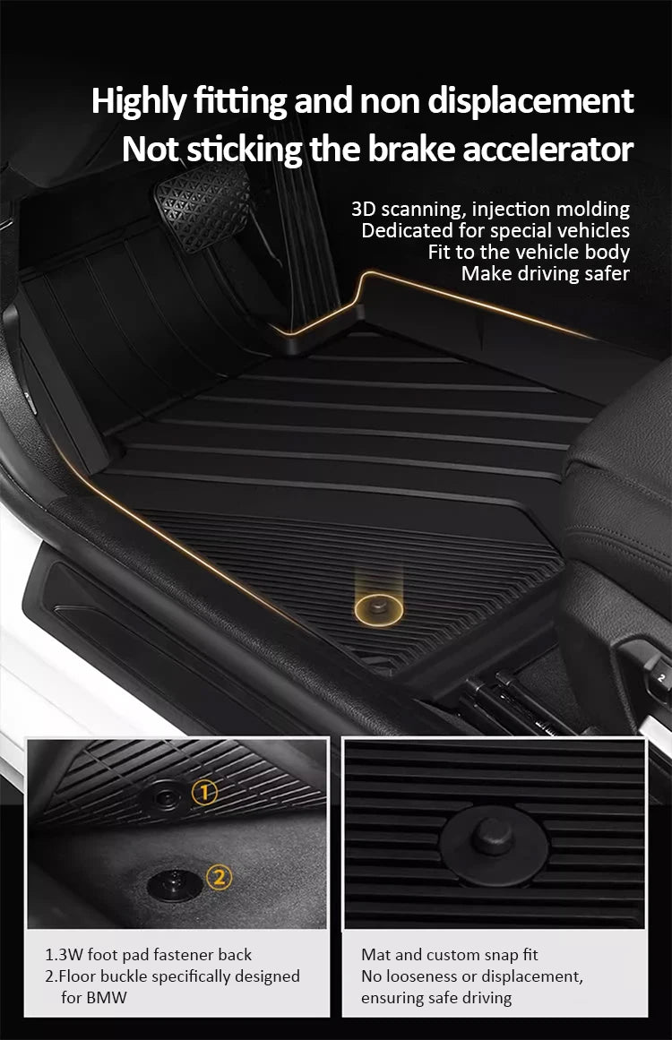 TPE Auto Floor Mats For Hyundai Ioniq 5 N Cars Accessories 2024 2025 2026 Cargo Liner Rug Foot Pad Cover Rugs Water Proof Mat