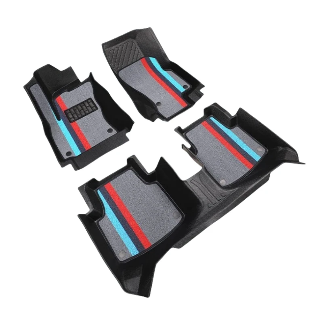TPE Alfombras DOBLES TERMOPLÁSTIC ELASTOMER  Personalizadas TPE A Medida Exacta de tu Automóvil 7 a 9 Pasajeros 3 Filas Alfombras TPE (NO Incluye Alfombras de Maletero o Cajuela)