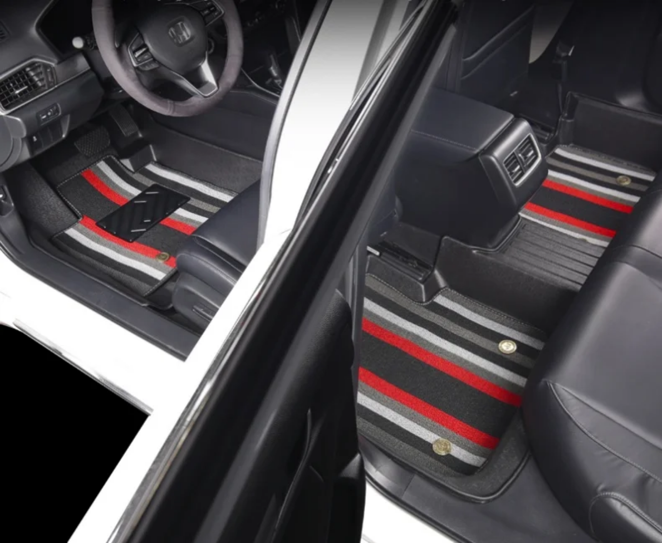TPE Alfombras DOBLES TERMOPLÁSTIC ELASTOMER  Personalizadas TPE A Medida Exacta de tu Automóvil 7 a 9 Pasajeros 3 Filas Alfombras TPE (NO Incluye Alfombras de Maletero o Cajuela)