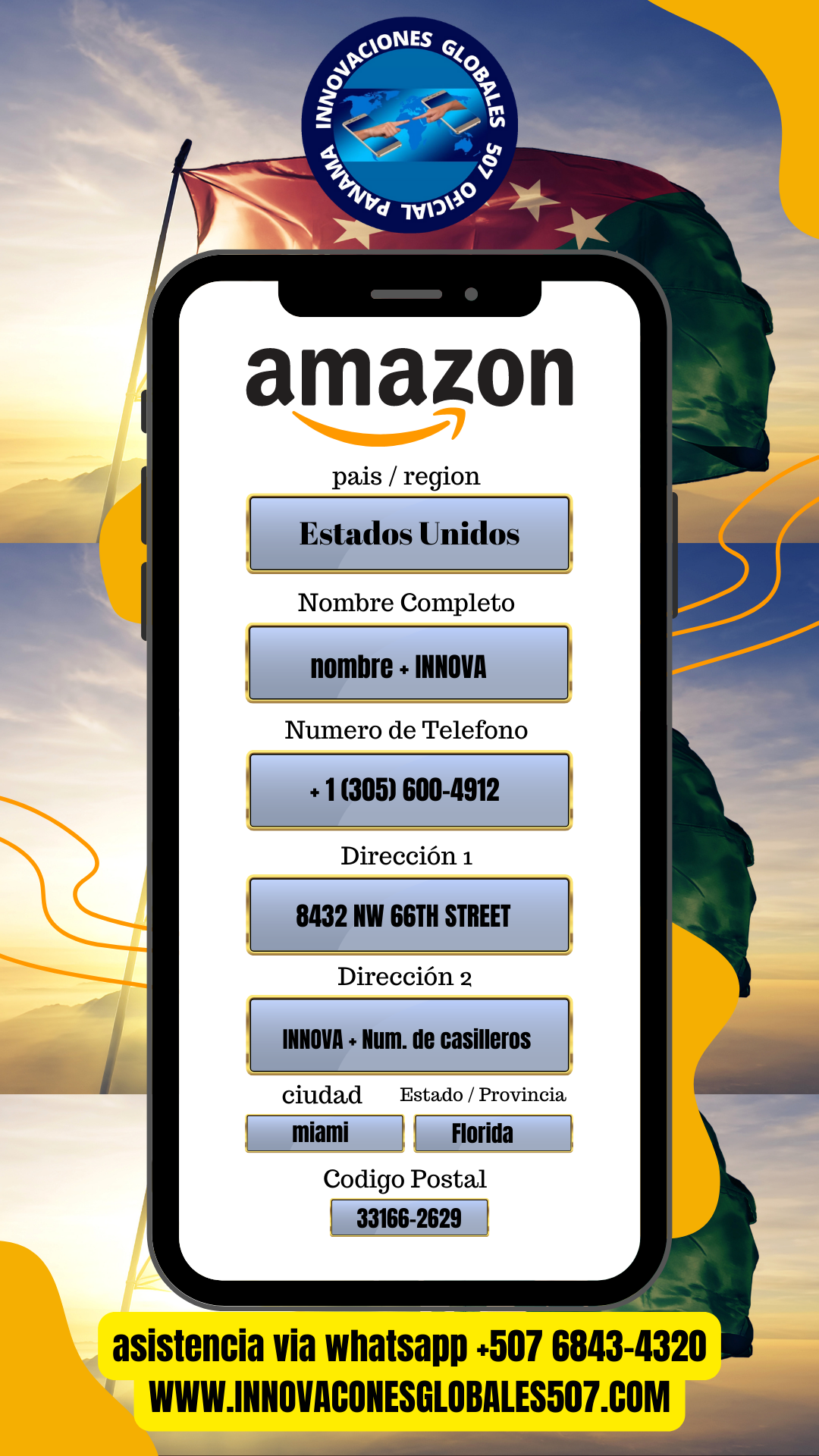 ♦️Servicio Casilleros Gratis♦️ Tarifa Nuestro comercio electrónico por brindarte el Servicio Logística Internacional                               
♦️(1 Libra)= 3.75$♦️