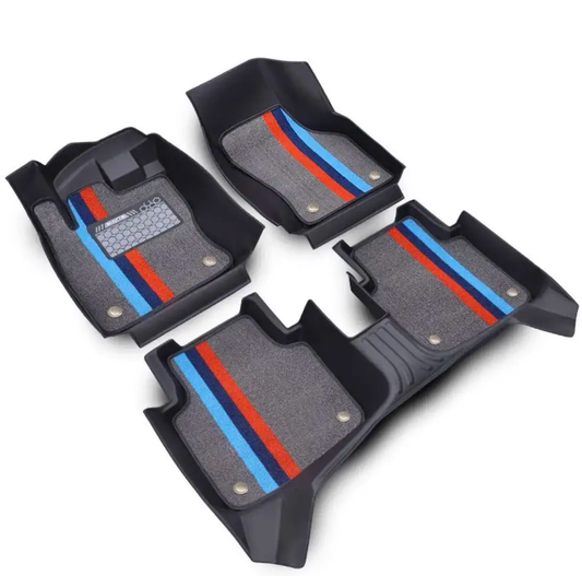TPE Alfombras DOBLES TERMOPLÁSTIC ELASTOMER  Personalizadas TPE A Medida Exacta de tu Automóvil 2 a 5 PASAJEROS 2 Filas Alfombras TPE ( NO Incluye Alfombras de Maletero o Cajuela )