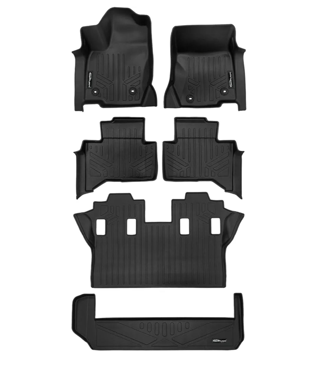 TPE Alfombras TERMOPLÁSTIC ELASTOMER  Personalizadas TPE A Medida Exacta de tu Automóvil 7 a 8 PASAJEROS 3 Filas Alfombras TPE + Alfombras de Maletero o Cajuela