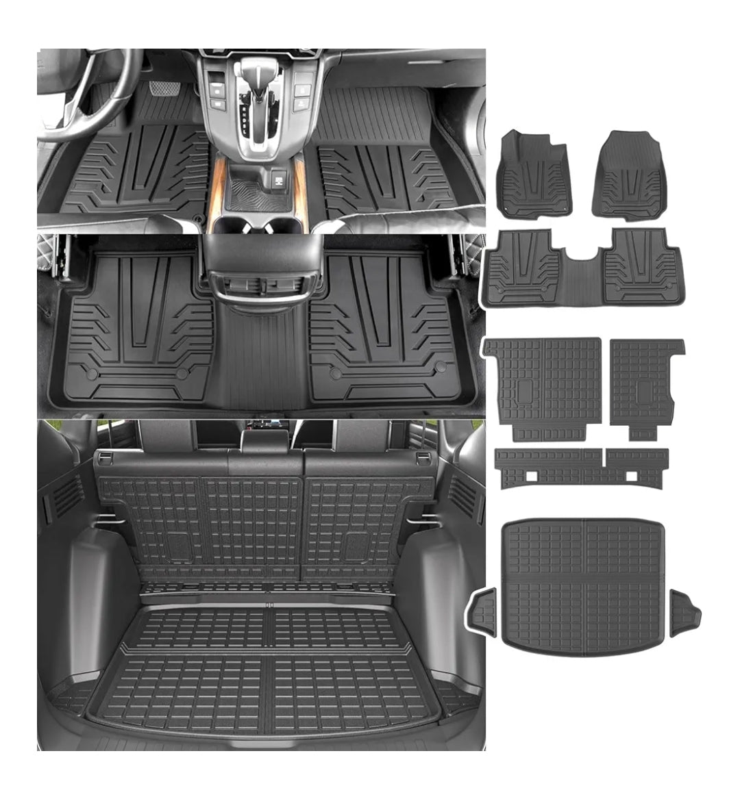 TPE Alfombras TERMOPLÁSTIC ELASTOMER  Personalizadas TPE A Medida Exacta de tu Automóvil 2 a 5 PASAJEROS Filas Alfombras TPE + Alfombras de Maletero o Cajuela  (💠OFERTA ESPECIAL SOLO AUTOMÓVILES DESDE EL AÑO 1950 HASTA EL AÑO 2000💠)