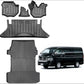 TPE Alfombras TERMOPLÁSTIC ELASTOMER  Personalizadas TPE A Medida Exacta de tu Automóvil 11 a 15 Pasajeros 3 Filas Alfombras TPE + Alfombras de Maletero o Cajuela