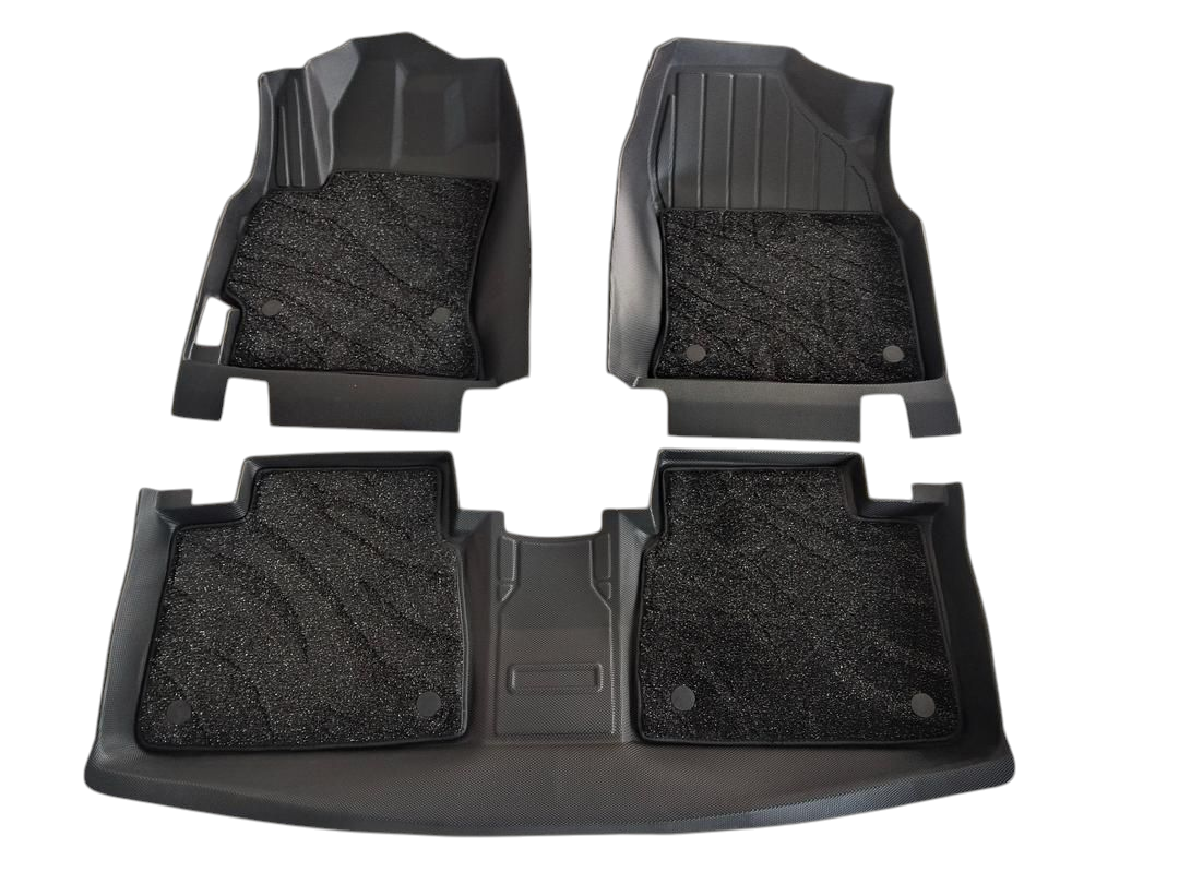 TPE Alfombras DOBLES TERMOPLÁSTIC ELASTOMER  Personalizadas TPE A Medida Exacta de tu Automóvil 7 a 9 Pasajeros 3 Filas Alfombras TPE (NO Incluye Alfombras de Maletero o Cajuela)