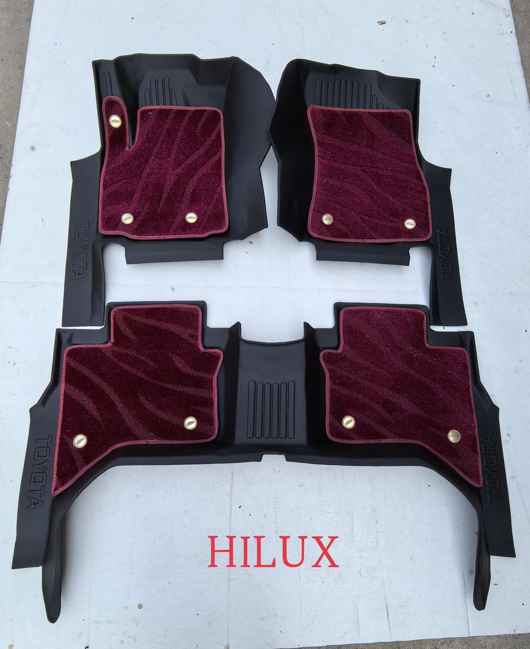 TPE Alfombras DOBLES TERMOPLÁSTIC ELASTOMER  Personalizadas TPE A Medida Exacta de tu Automóvil 7 a 9 Pasajeros 3 Filas Alfombras TPE (NO Incluye Alfombras de Maletero o Cajuela)