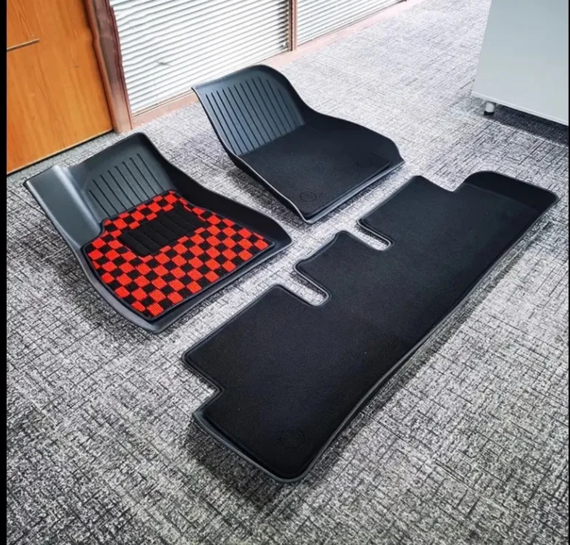 TPE Alfombras DOBLES TERMOPLÁSTIC ELASTOMER  Personalizadas TPE A Medida Exacta de tu Automóvil 7 a 9 Pasajeros 3 Filas Alfombras TPE (NO Incluye Alfombras de Maletero o Cajuela)