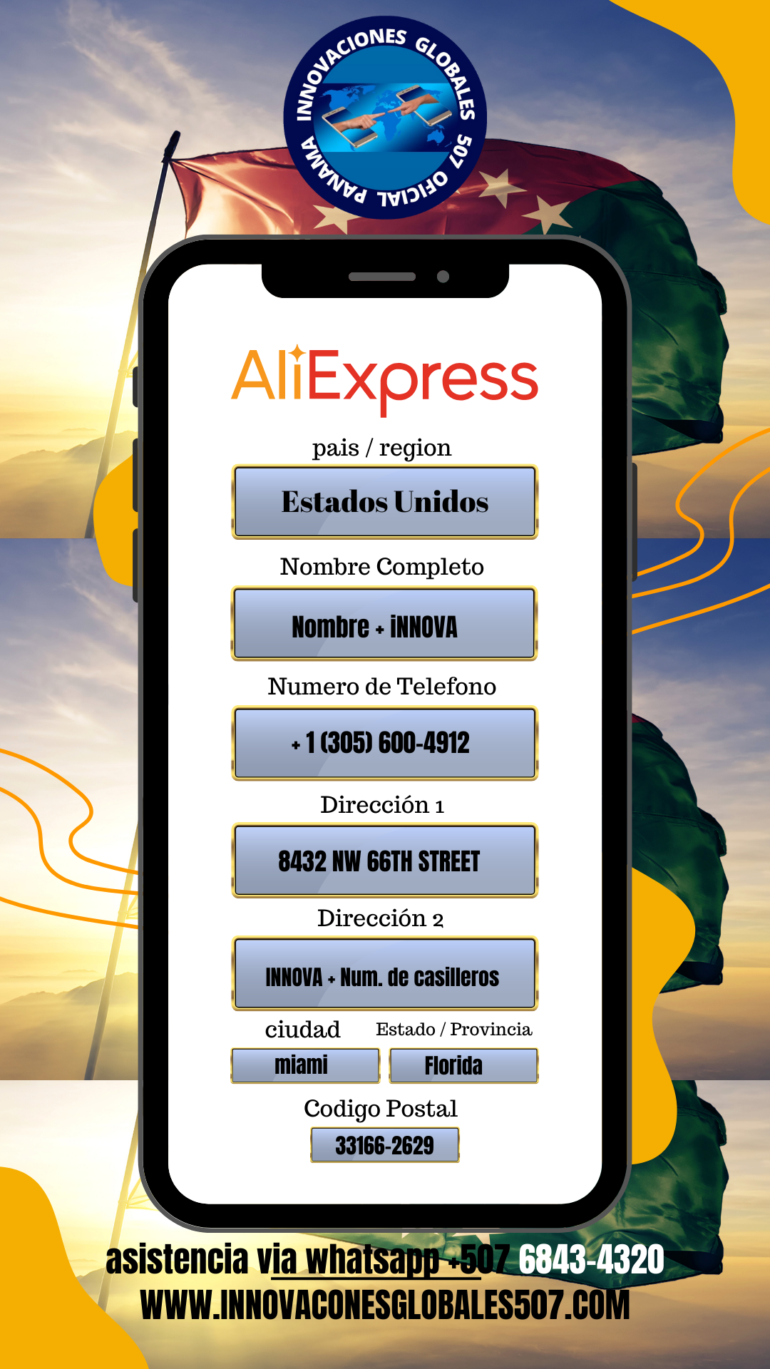 ♦️Servicio Casilleros Gratis♦️ Tarifa Nuestro comercio electrónico por brindarte el Servicio Logística Internacional                               
♦️(1 Libra)= 3.75$♦️