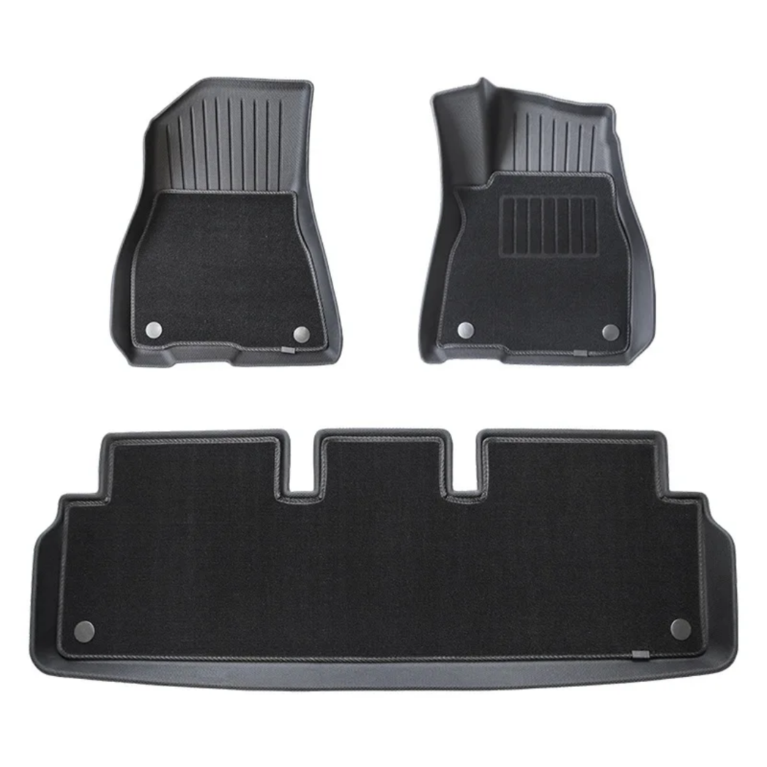 TPE Alfombras DOBLES TERMOPLÁSTIC ELASTOMER  Personalizadas TPE A Medida Exacta de tu Automóvil 7 a 9 Pasajeros 3 Filas Alfombras TPE (NO Incluye Alfombras de Maletero o Cajuela)