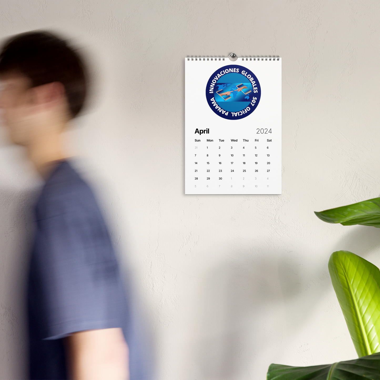Calendario de pared 2024 Innovaciones globales Line