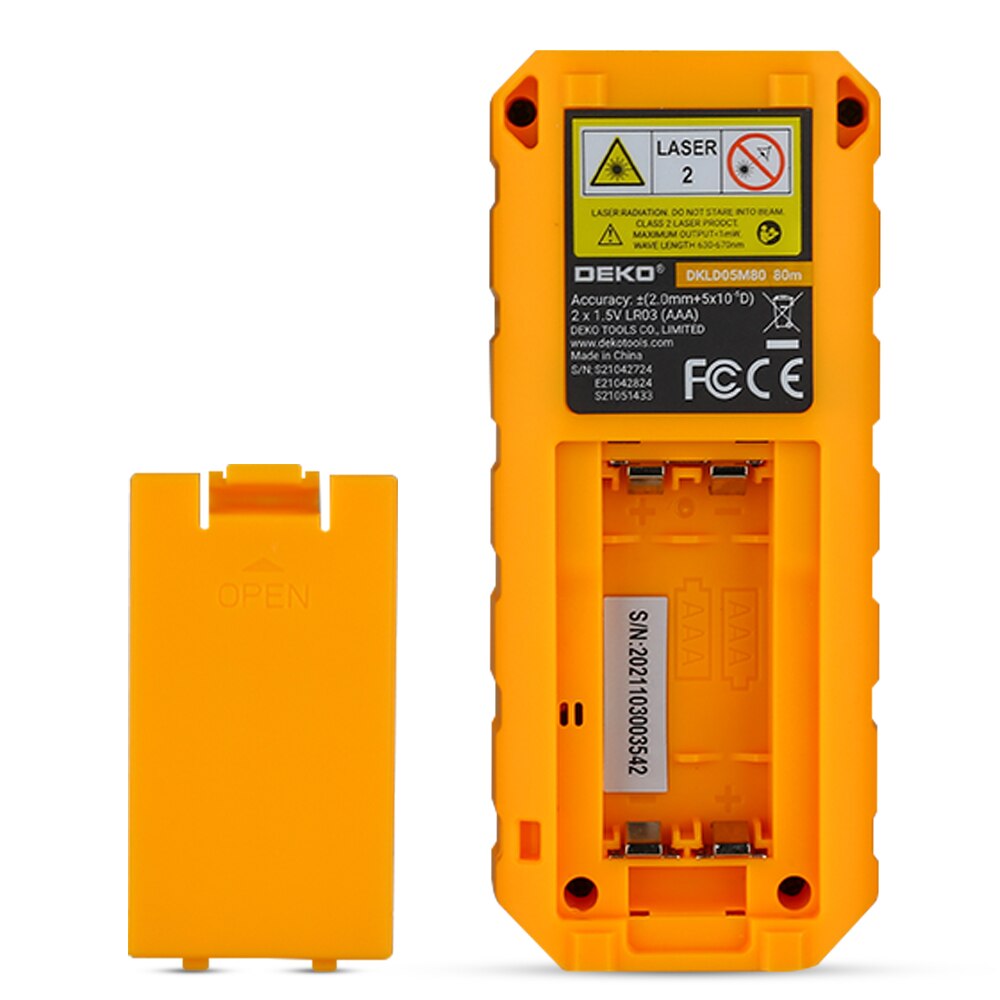 Medidor de distancia láser de mano