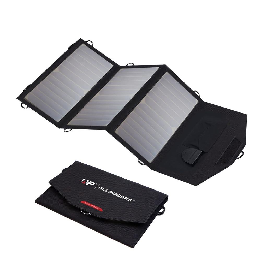 Panel de cargador solar impermeable de 21W