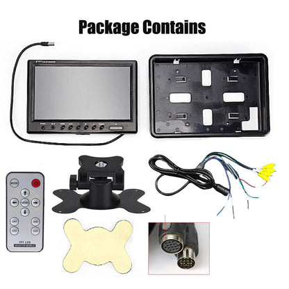 Monitor de seguridad CCTV con pantalla dividida LCD