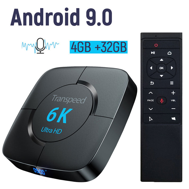TV Box Asistente de voz de Google Youtube 6K 3D Wifi