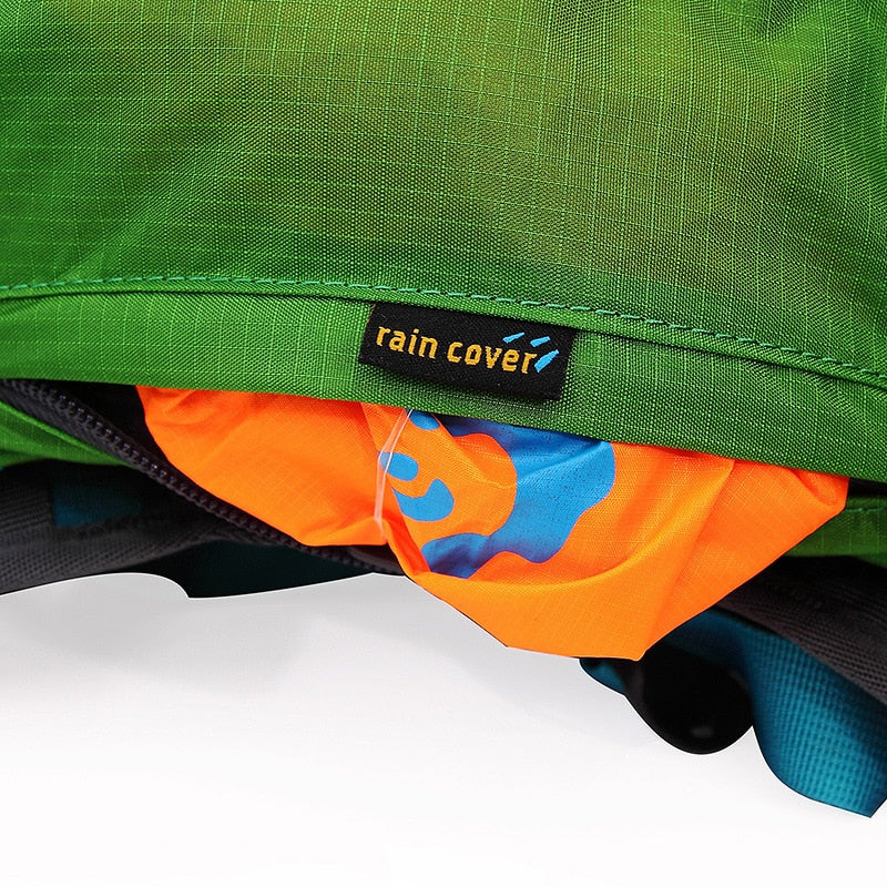 Mochila de camping impermeable colorida