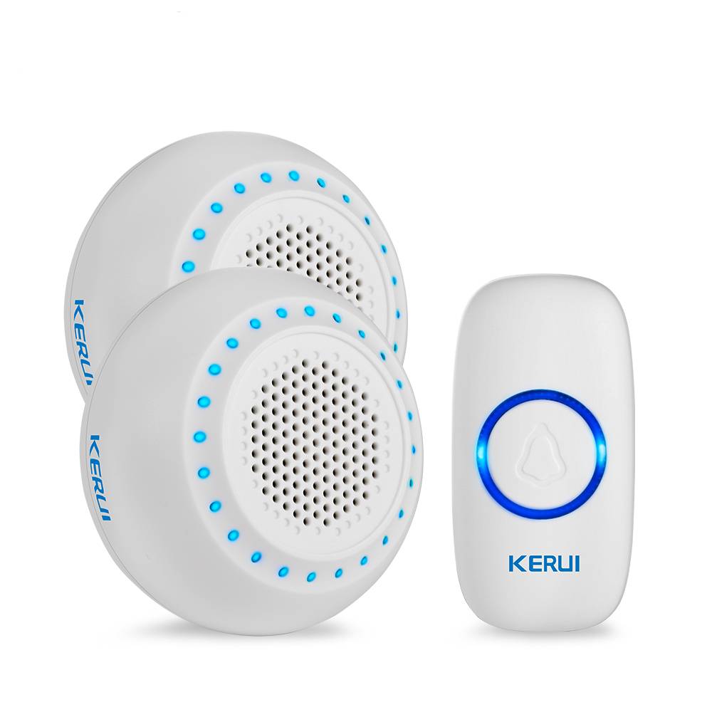 Kit de timbre inalámbrico LED colorido con botón táctil