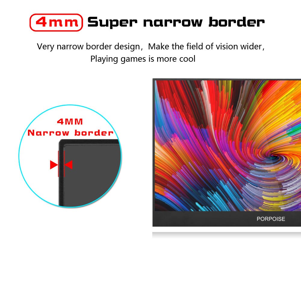 Pantalla portátil de 13,3-17,3 pulgadas