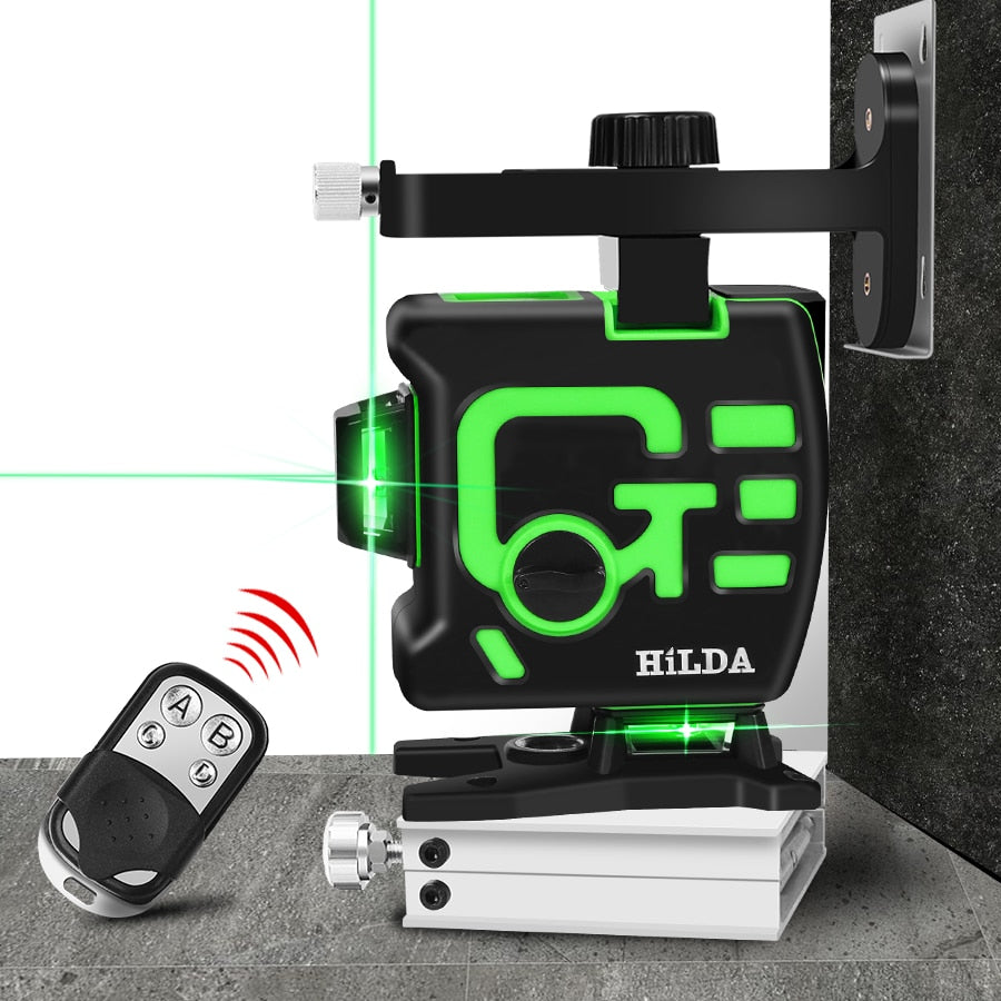 Nivel láser verde 3D RC