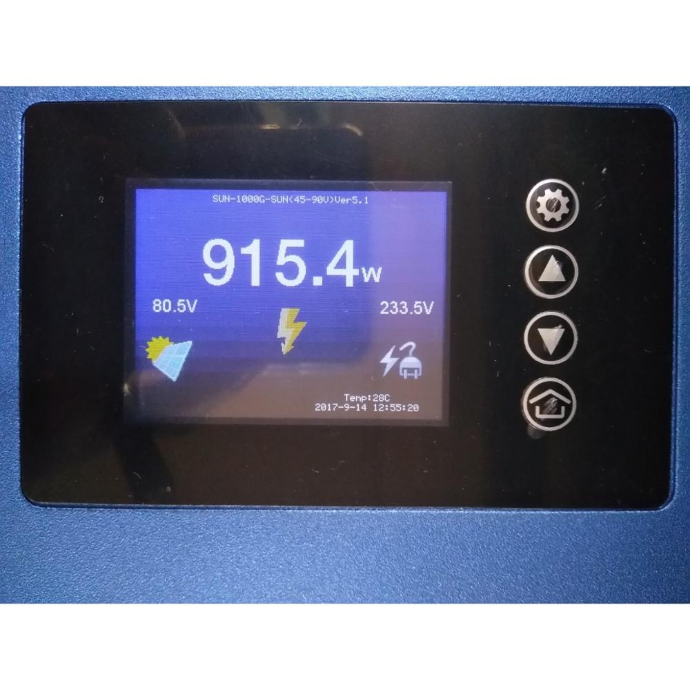 Inversor de conexión a red solar de 1000 W con limitador para paneles solares