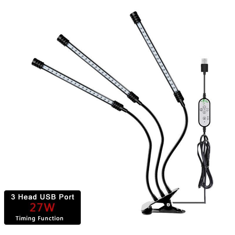 Lámpara hidropónica LED USB DC 5 V