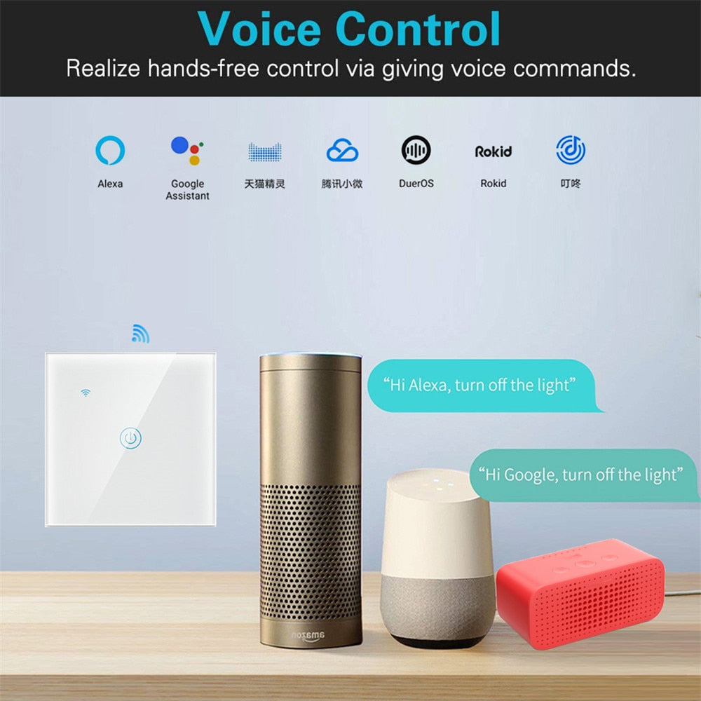 Interruptor de luz de pared inteligente WiFi