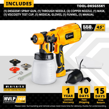 Pulverizador de pintura eléctrico de alta potencia