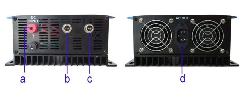 Inversor solar de descarga de batería de 2000W con sensor limitador