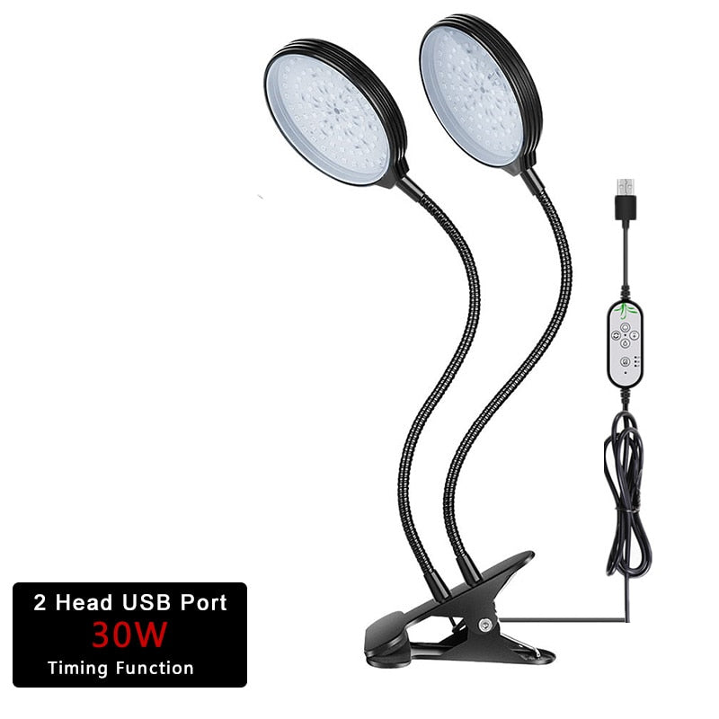 Lámpara hidropónica LED USB DC 5 V