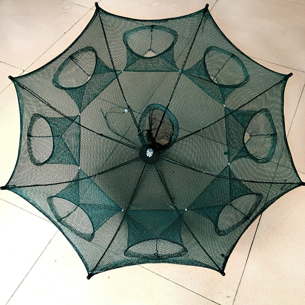 Red de pesca de trampa automática doblada