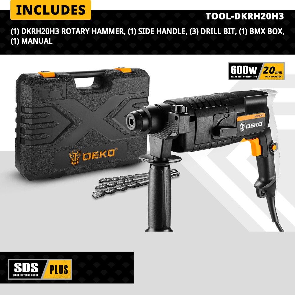 Rotomartillo eléctrico universal con brocas