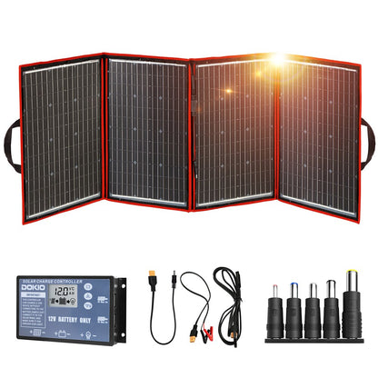 Panel solar plegable flexible para acampar al aire libre