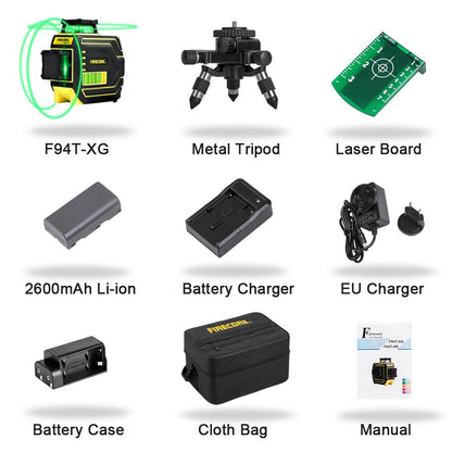 Nivel láser verde 3D