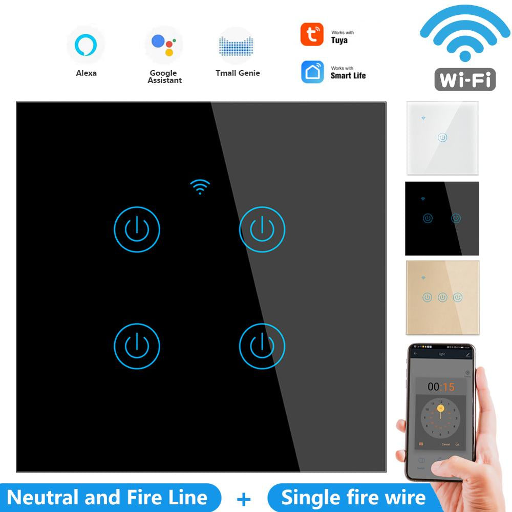 Interruptor de luz de pared inteligente WiFi