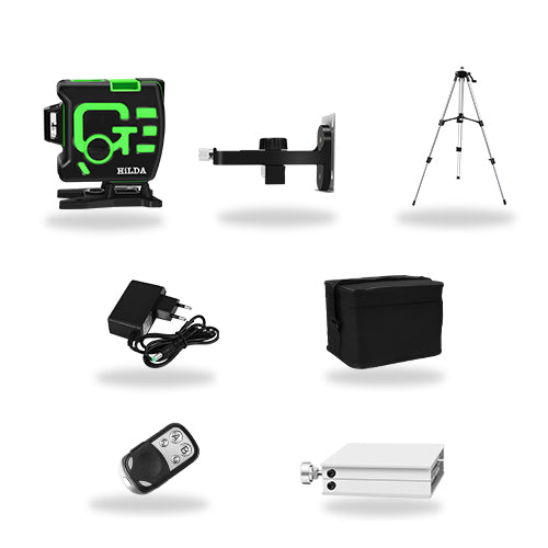 Nivel láser verde 3D RC